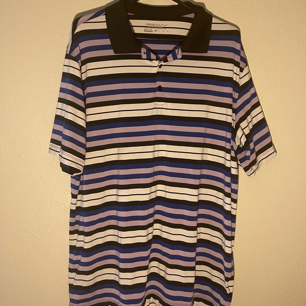 Nike Dri Fit Golf Polo Shirt Tour performance size XL polyester